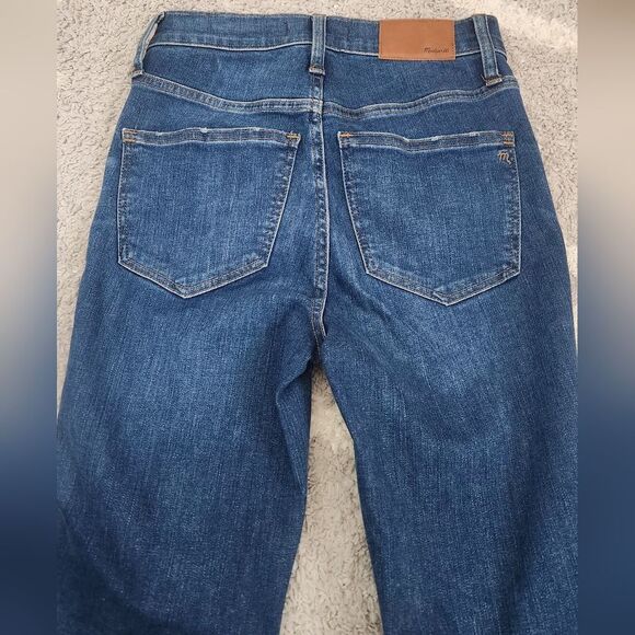 Madewell 10" High-Rise Skinny Jeans in Hanna Wash Size 24 - Picture 6 of 9